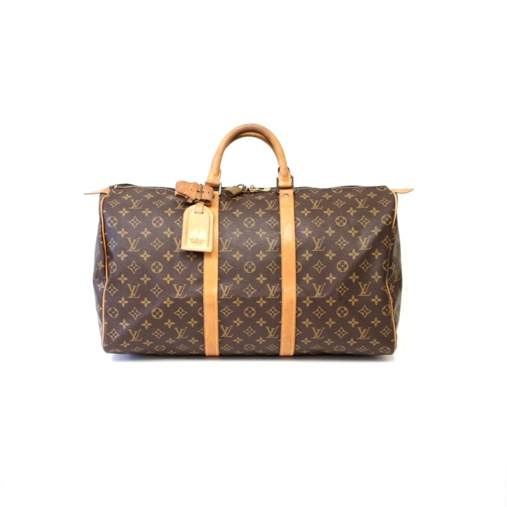 Louis Vuitton Monogram KEEPALL 50 Duffel Bag